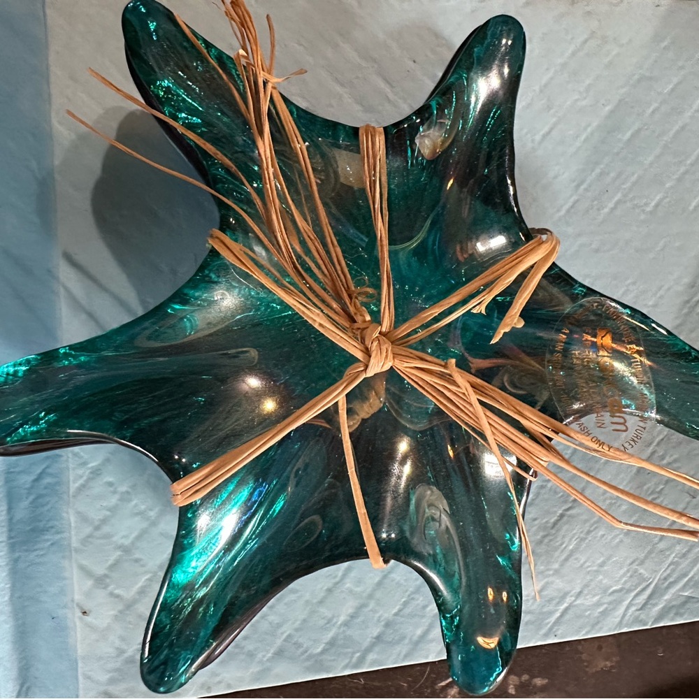 Akcam glass starfish plates